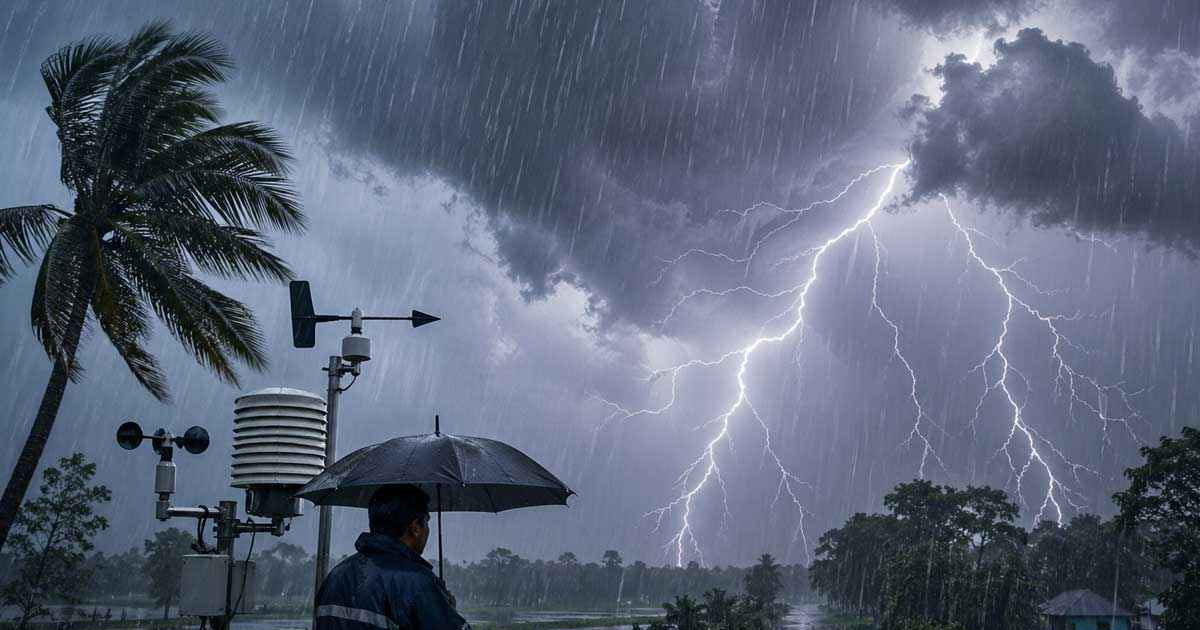 ৮ জেলায় ঝড়ো হাওয়া ও বজ্রবৃষ্টির শঙ্কা
