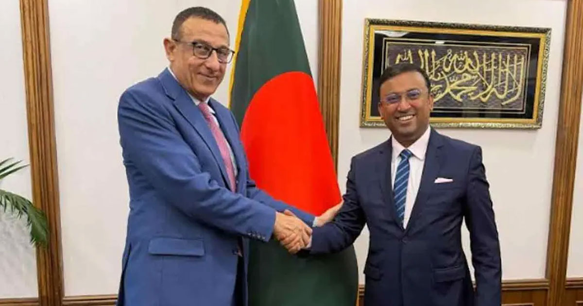 পররাষ্ট্র উপদেষ্টার সঙ্গে ফিলিস্তিনের রাষ্ট্রদূতের সৌজন্য সাক্ষাৎ