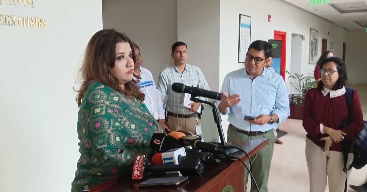 পলাতক শেখ হাসিনার বক্তব্য দেশে প্রাসঙ্গিক নয়: পররাষ্ট্র প্রতিমন্ত্রী