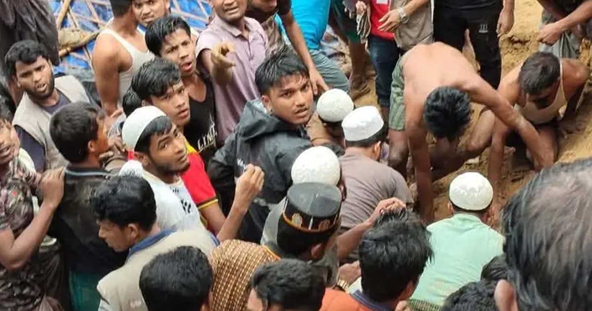 রোহিঙ্গা ক্যাম্পে টানা বৃষ্টি; ভূমিধসে নিহত ১৫, ক্ষতিগ্রস্ত ২৬ হাজারের বেশি