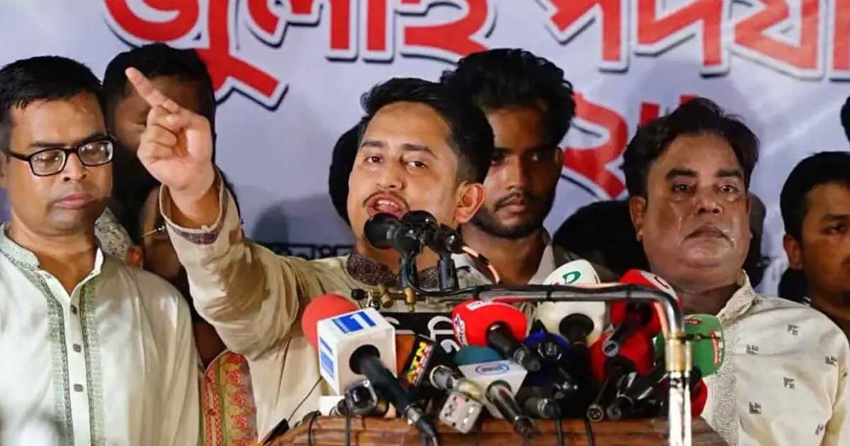 লজ্জা থাকলে শেখ হাসিনা ওই মুখ দেখাতেন না: সারজিস