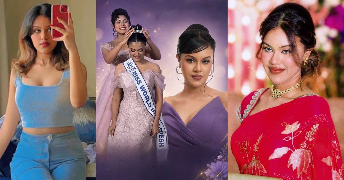 মিস ওয়ার্ল্ড বাংলাদেশের মুকুট জিতলেন সামানজার সাঈদ