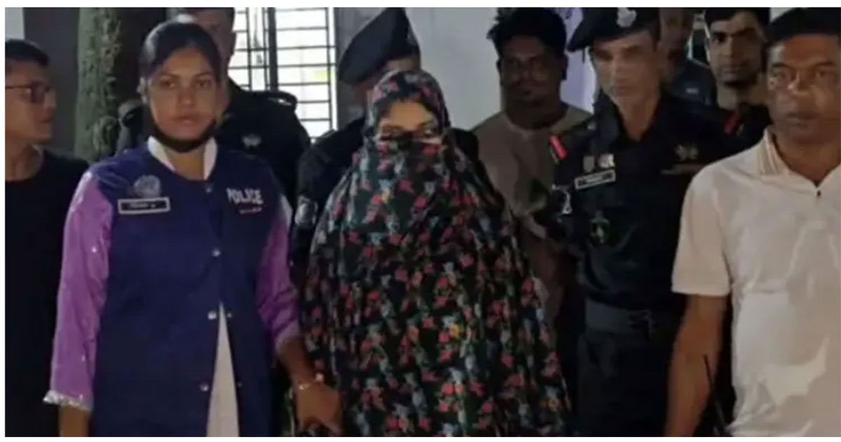 ৩ মাসের শিশুর পা মুচড়ে দেওয়া সেই চাচি গ্রেপ্তার