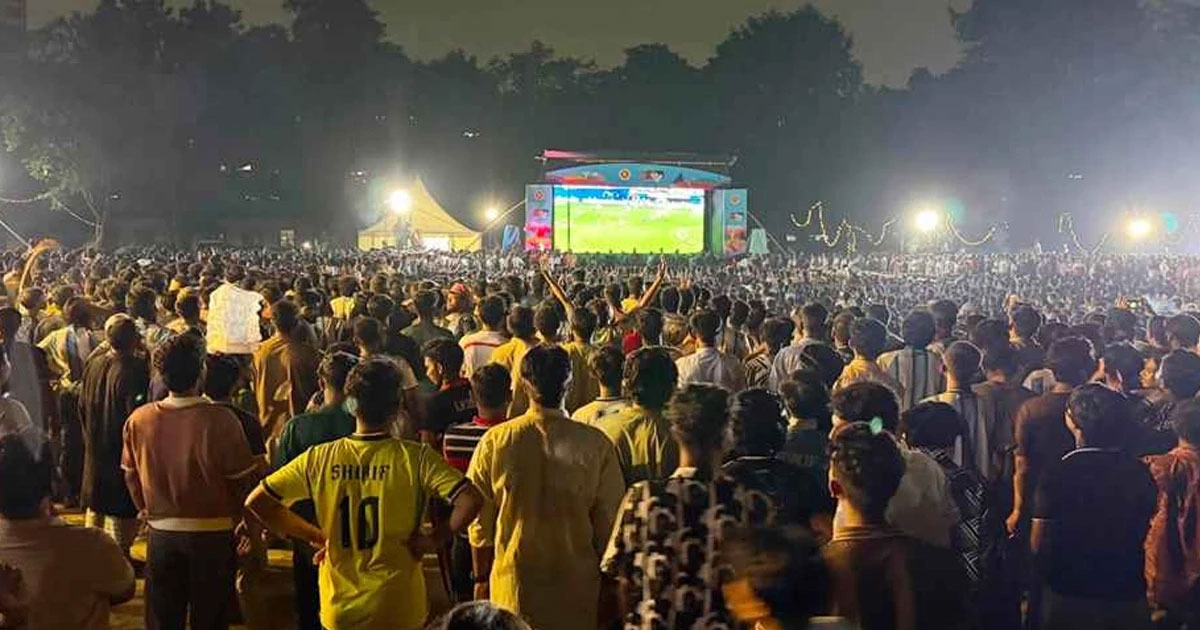 ঢাকায় বড় পর্দায় বিশ্বকাপ ফাইনাল দেখার যত আয়োজন