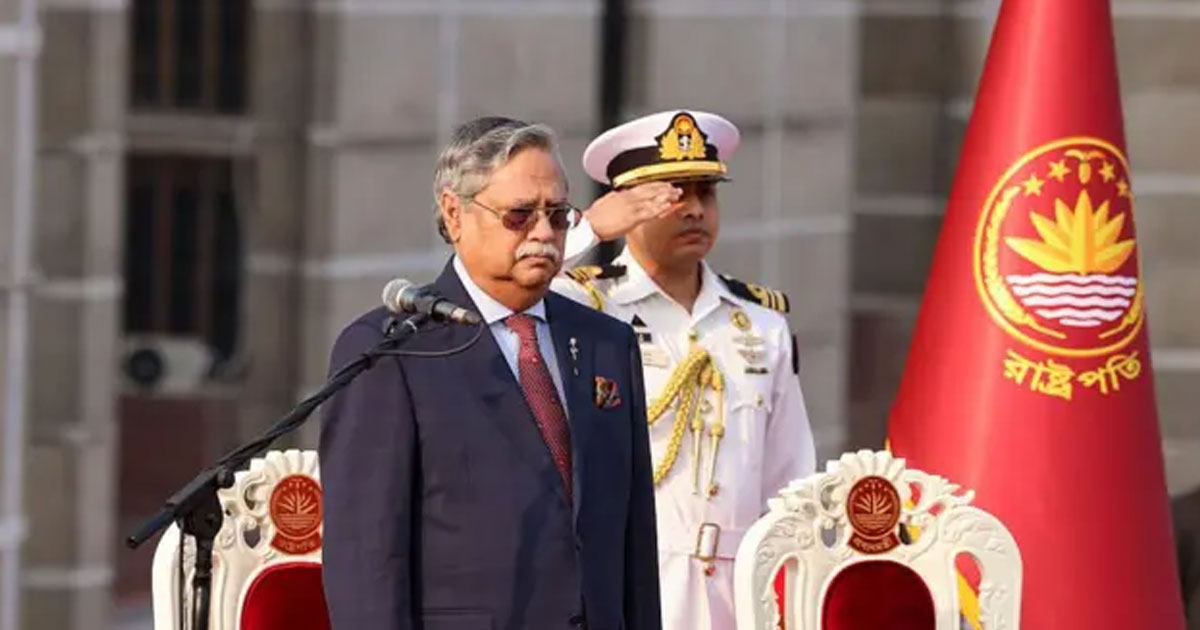 রাষ্ট্রপতি সাহাবুদ্দিন পদত্যাগ করেছেন
