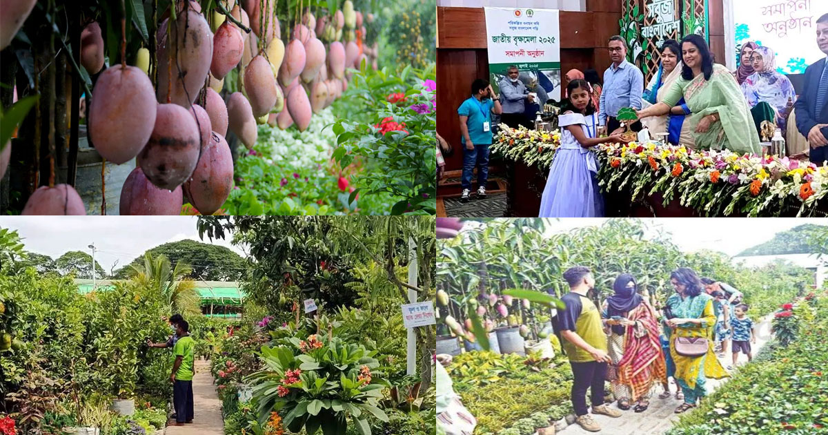 বৃক্ষমেলায় ১৫ দিনে সাড়ে ৬ কোটি টাকার চারা বিক্রি