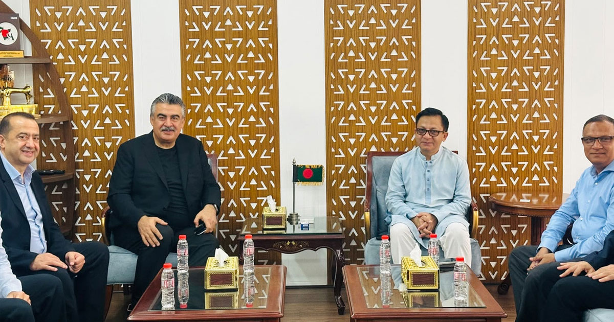মিরসরাই শিল্পাঞ্চলে ৩০০ মিলিয়ন ডলার বিনিয়োগে আগ্রহী তুরস্কের সানকো