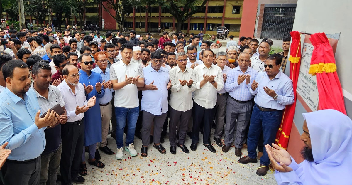 বগুড়ার শাহ সুলতান কলেজে ৯ কোটি টাকার নতুন ভবন