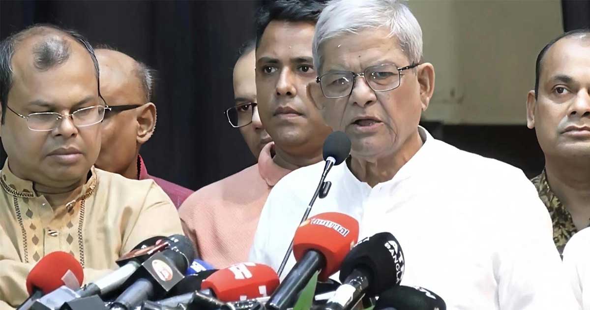 সম্প্রীতি নষ্টের অপচেষ্টা রুখতে হবে: মির্জা ফখরুল