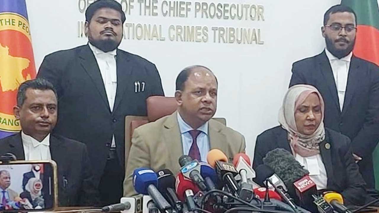 বিদ্বেষমূলক ছাড়া শেখ হাসিনার বক্তব্য প্রচারে আইনি বাধা নেই: চিফ প্রসিকিউটর