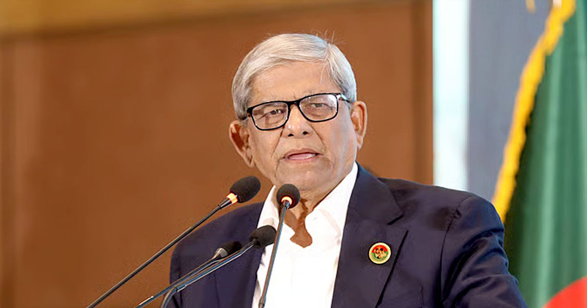 দল ও সরকার থেকে পদত্যাগ করলেন মির্জা ফখরুল