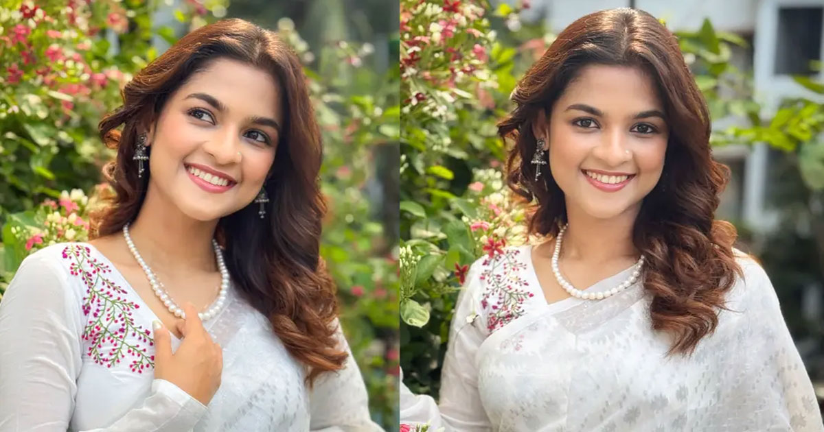 শুভ্র সাজে ফের আলোচনায় সাদিয়া আয়মান