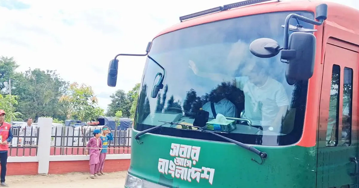 কিশোরগঞ্জে পৌঁছেছেন প্রধানমন্ত্রী