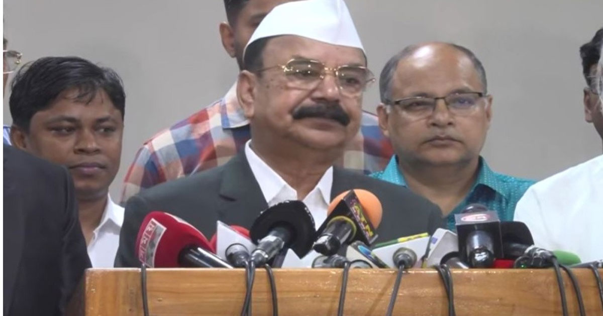 রাষ্ট্রপতি নির্বাচনের আগে ৭০ অনুচ্ছেদের প্রশ্নটা অবান্তর: গয়েশ্বর চন্দ্র রায়