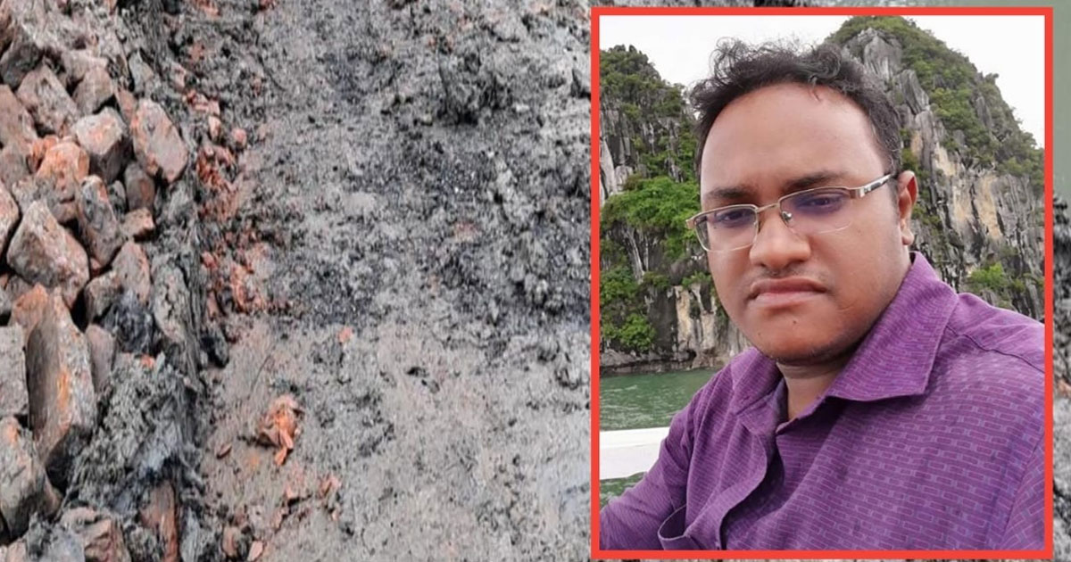 সড়ক নির্মানে অনিয়মের ঘটনা ধামাচাপা দিতে প্রকৌশলীর ‘মিডিয়া ম্যানেজ’ মিশন!