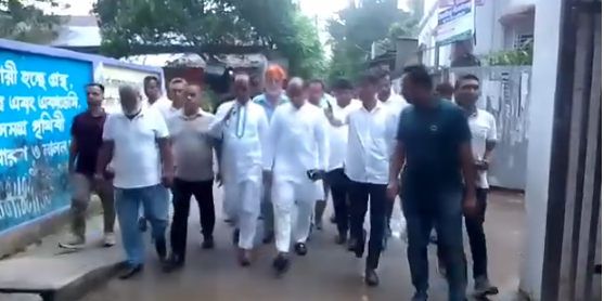 শরীয়তপুরে সরকারি গোলাম হায়দার খান মহিলা কলেজ পরিদর্শনে এমপি সাইদ আহমেদ আসলাম