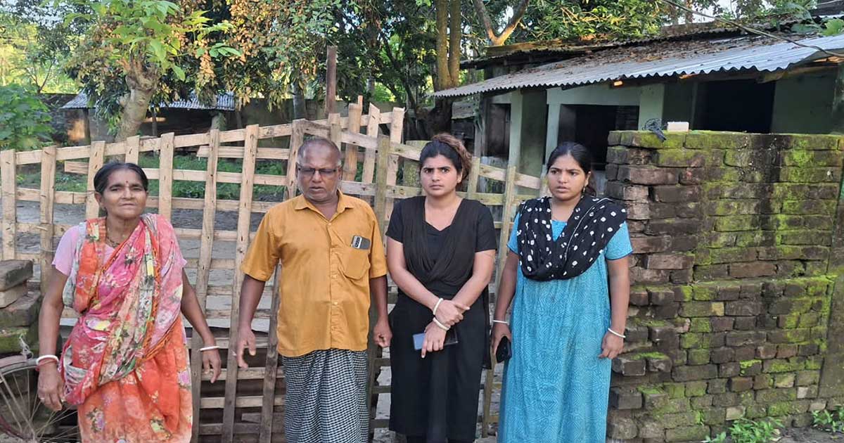 আদালতের নিষেধাজ্ঞা অমান্য করে খ্রীষ্ঠান সম্প্রদায়ের বসতভিটা দখল