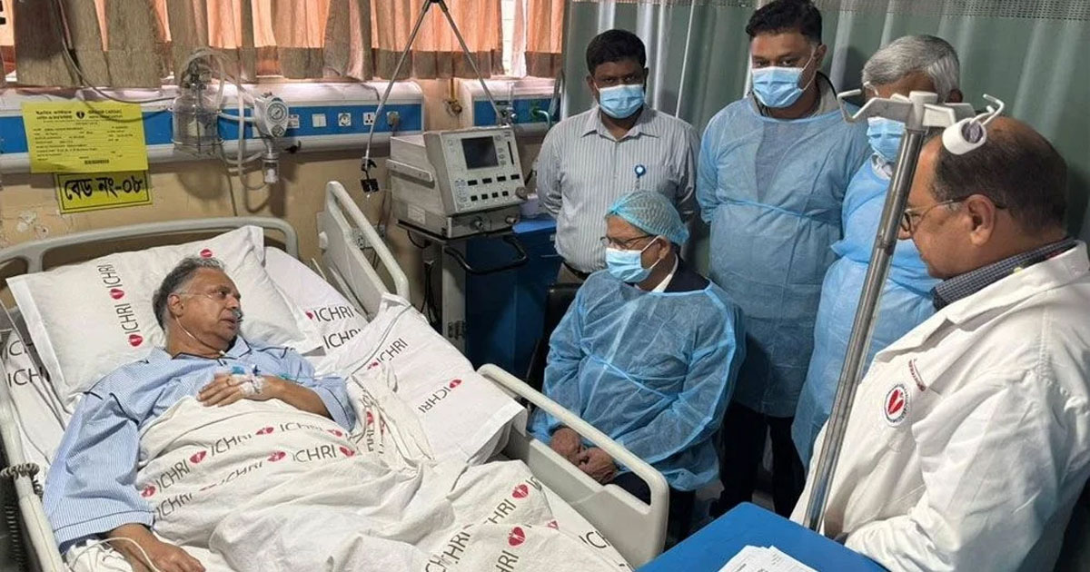 অসুস্থ জ্বালানিমন্ত্রী টুকুকে দেখতে হাসপাতালে রাষ্ট্রপতি