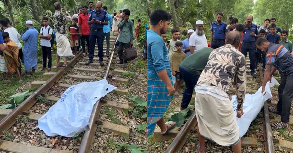 চাঁদপুরে ট্রেনের নিচে কাটা পড়ে অজ্ঞাত ব্যক্তির মৃত্যু