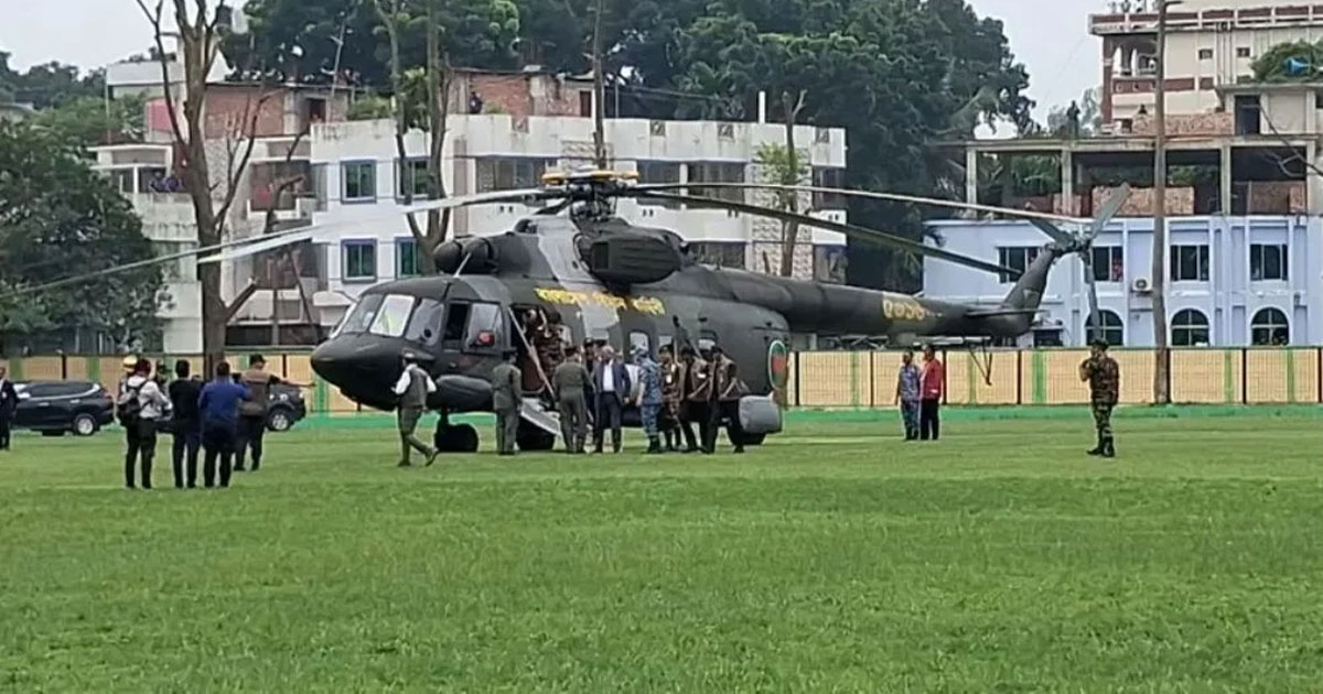 ঠাকুরগাঁওয়ে পৌঁছেছেন রাষ্ট্রপতি মির্জা ফখরুল