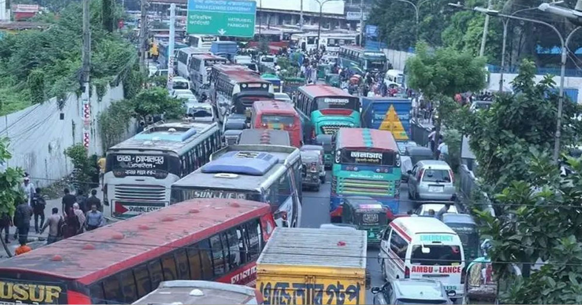 মহাখালীতে যান চলাচল শুরু