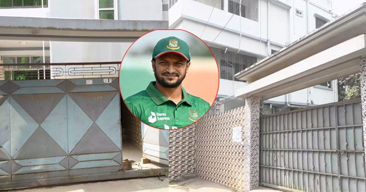 সাকিব আল হাসানের মাগুরার বাড়িতে চলছে সংস্কারকাজ