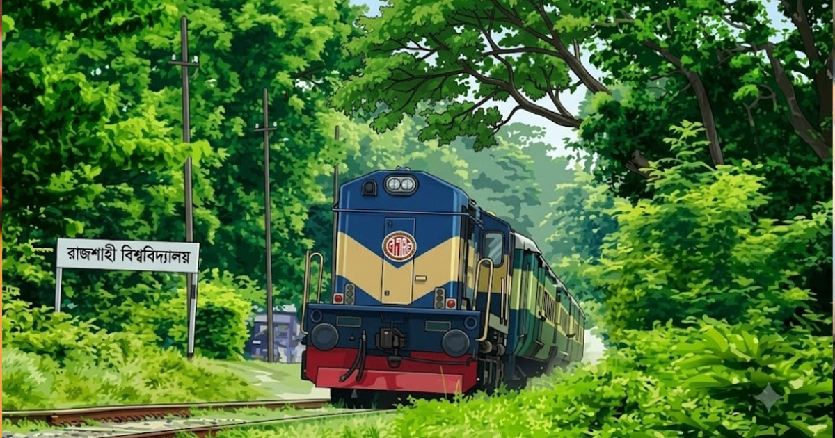 রাবি স্টেশনে ট্রেন না থামায় চেইন টান, শিক্ষার্থীকে হেনস্তার অভিযোগ