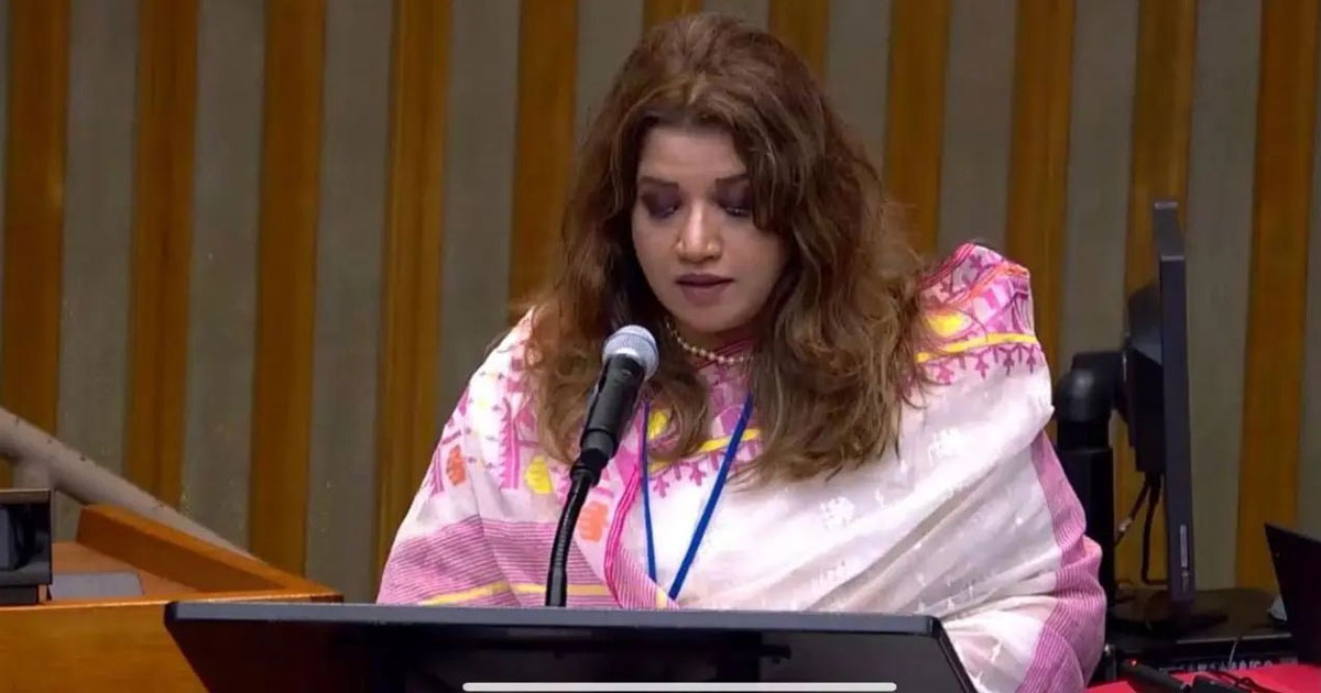 ডিজিটাল সহিংসতার বিরুদ্ধে জোরালো বৈশ্বিক পদক্ষেপের আহ্বান শামা ওবায়েদের