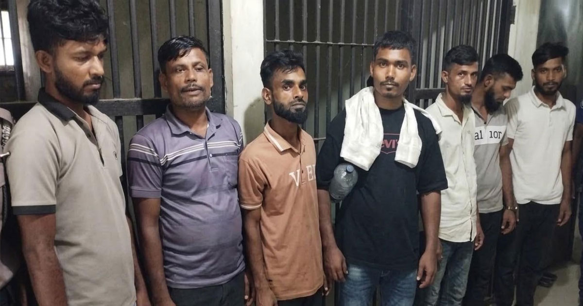 ভাঙ্গায় ডাকাতির প্রস্তুতিকালে আট ডাকাত গ্রেপ্তার
