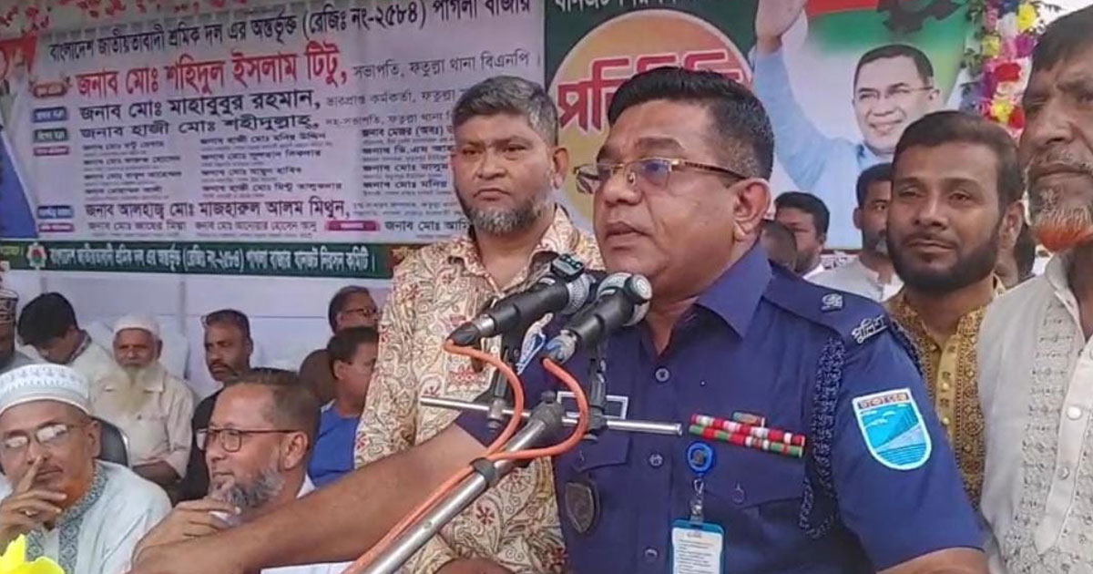 বিএনপি নেতার প্রশংসায় ওসির রাজনৈতিক বক্তব্য, ফেসবুকে সমালোচনা