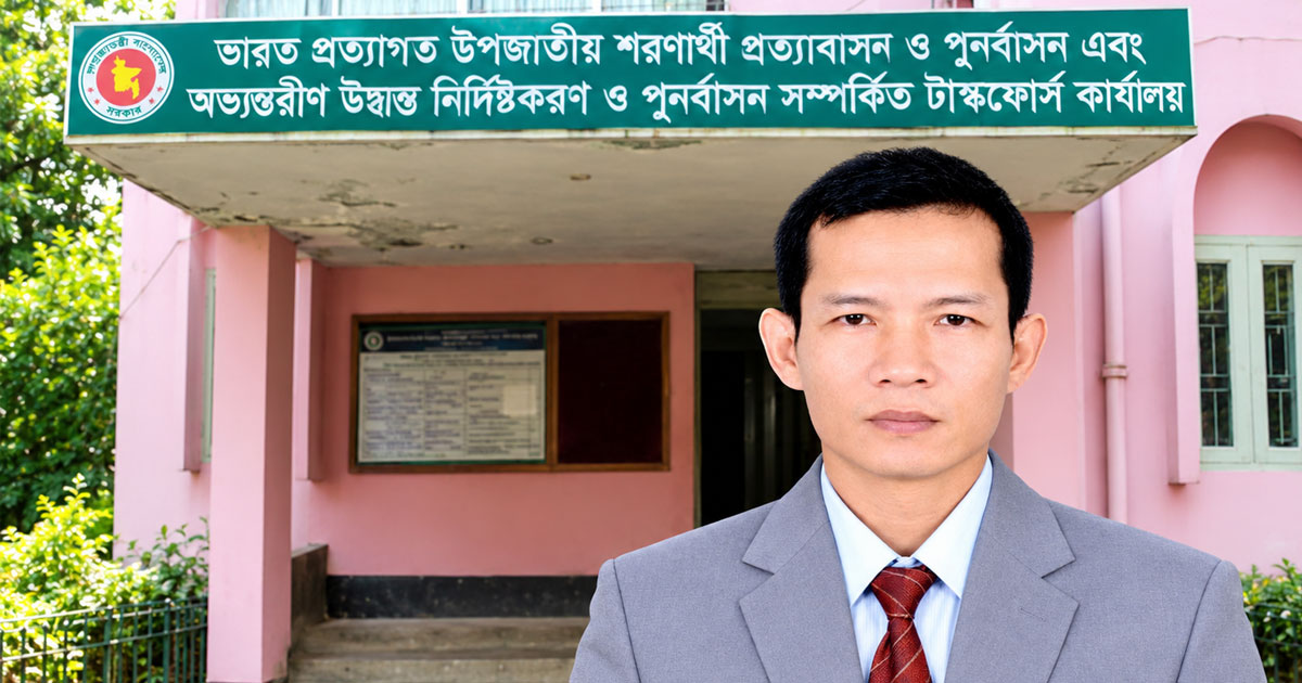 পার্বত্য চট্টগ্রাম টাস্কফোর্সের চেয়ারম্যান স্বপন কুমার চাকমা