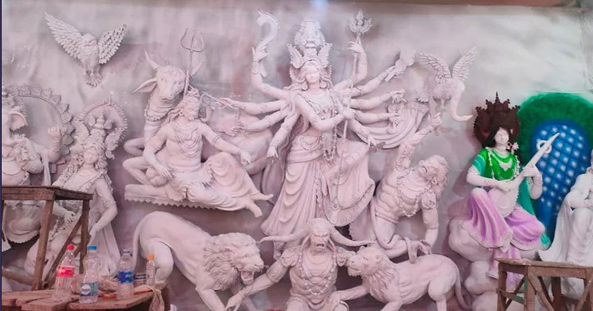 টাঙ্গাইলে ১,৩৫৭ মণ্ডপে দুর্গাপূজার প্রস্তুতি