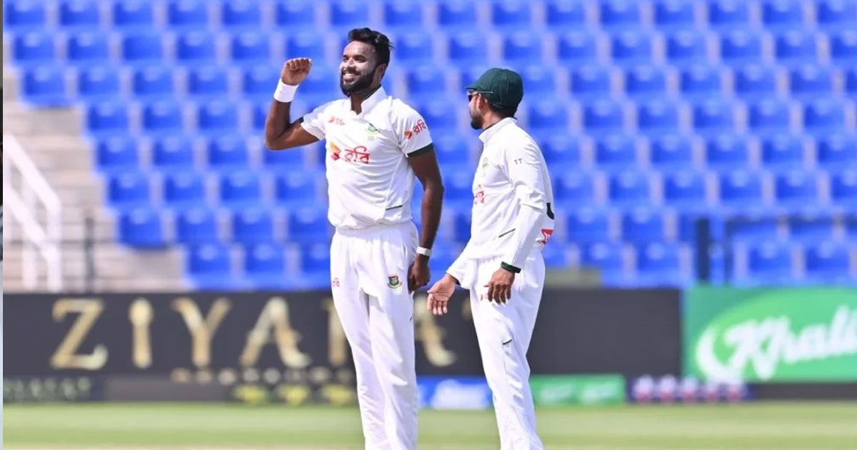 ২১ রানে ৬ উইকেট নেই আফগানিস্তানের, বড় লিড পেল বাংলাদেশ