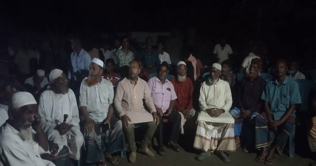 নারায়ণপুর ইউনিয়ন পরিষদ নির্বাচন উপলক্ষে জালালাবাদ গ্রামে আলোচনা সভা অনুষ্ঠিত