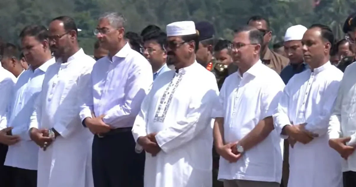 বিএনপি নেতা সালাহউদ্দিন আহমেদের জানাজায় প্রধানমন্ত্রী
