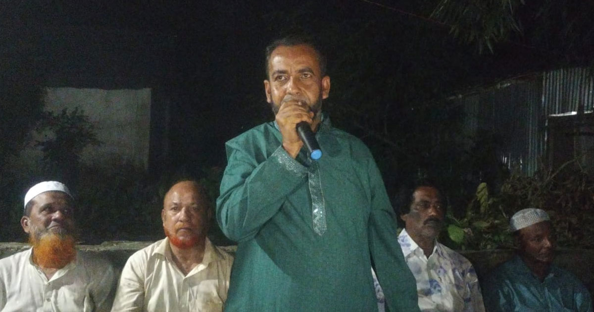 নারায়ণপুর ইউনিয়নের চেয়ারম্যান প্রার্থী রশিদুল ইসলাম লাল মিয়ার সমর্থনে মতবিনিময় সভা