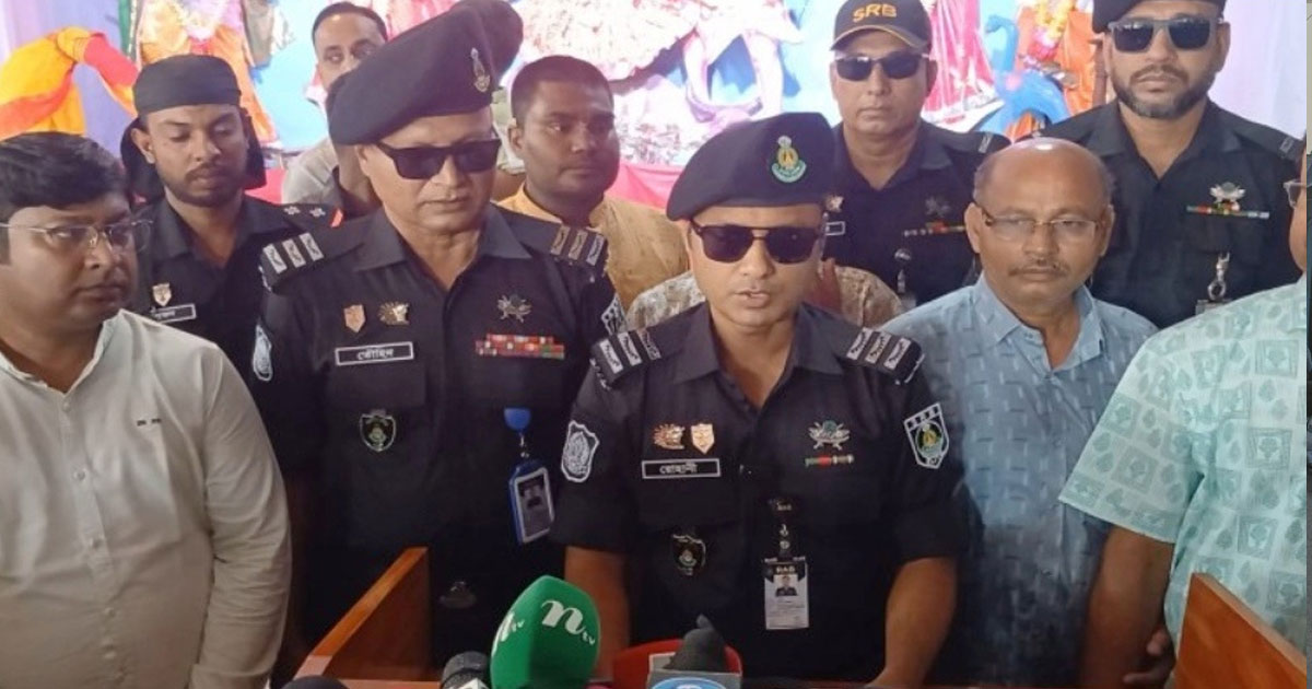 পঞ্চগড়ে ২৬৮ পূজামণ্ডপে এসআরবি-১৩-এর নিরাপত্তা, সাইবার নজরদারি জোরদার
