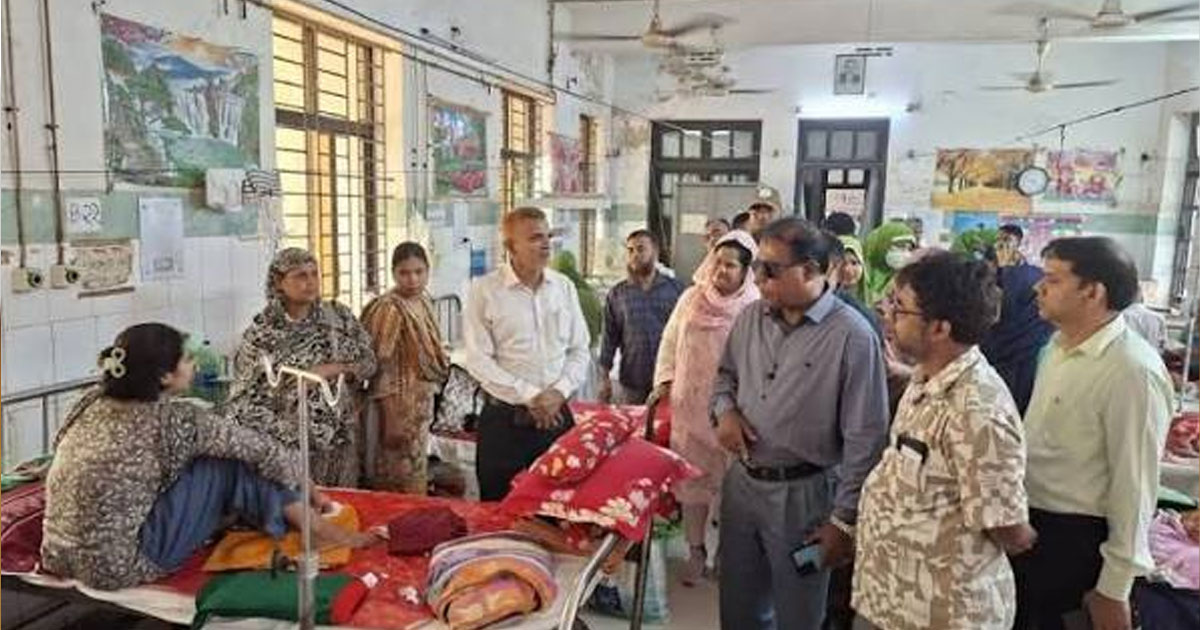 বগুড়ায় মোহাম্মদ আলী হাসপাতাল পরিদর্শন, পরিচ্ছন্নতার নির্দেশ এমপির