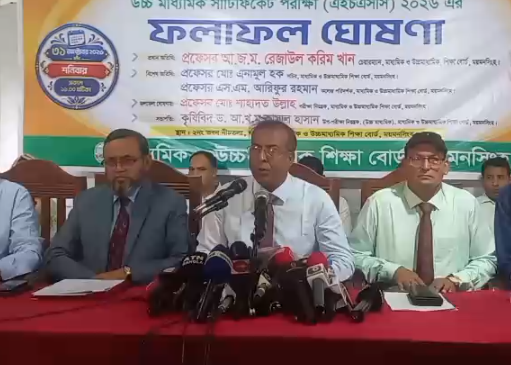 এইচএসসি পরীক্ষায় ময়মনসিংহ শিক্ষাবোর্ডে পাশের হার ৫১.৪৪ শতাংশ