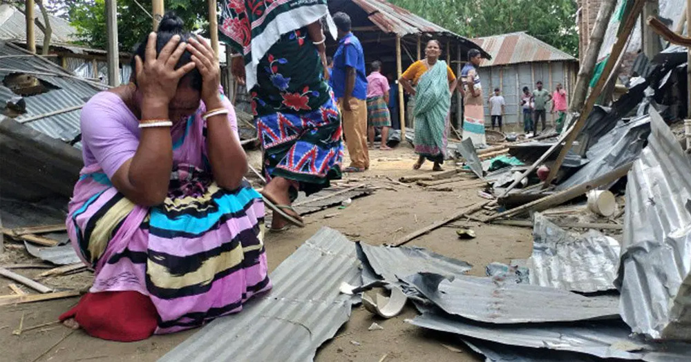 রংপুরে হিন্দুপাড়ায় হামলার ঘটনায় গ্রেফতার ৫, আসামি ১২০০