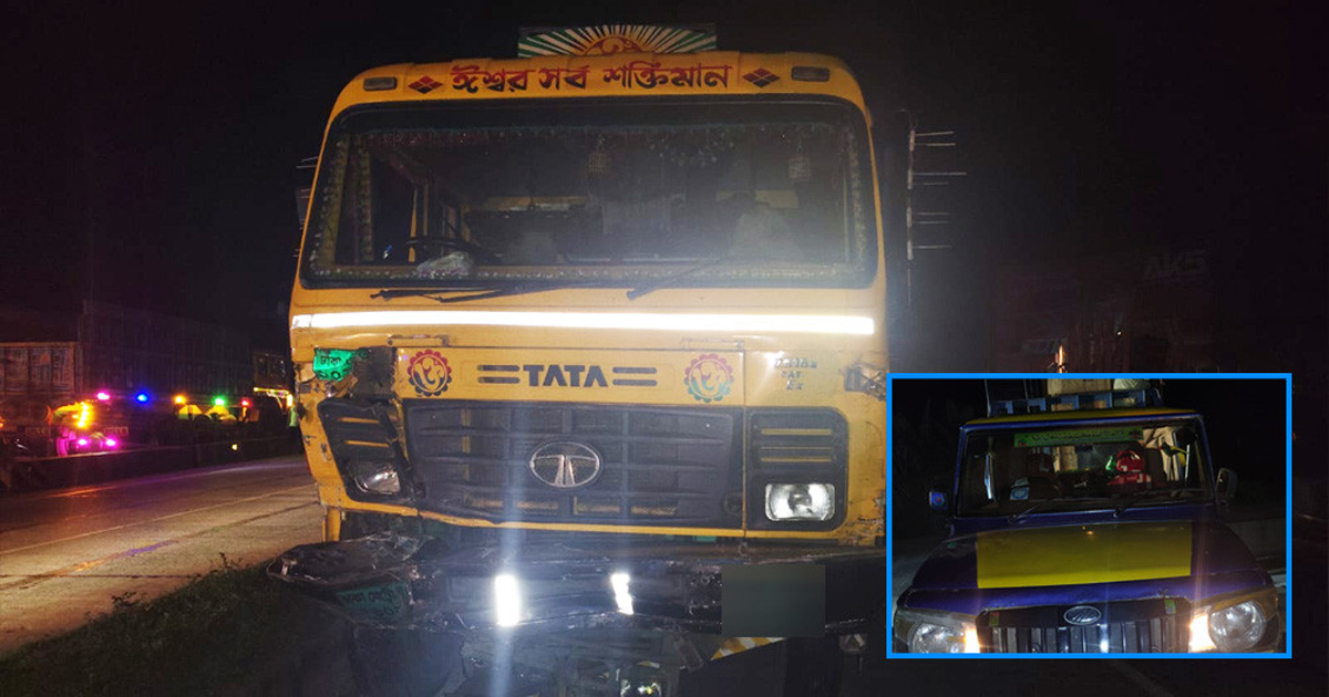 রংপুরে ট্রাক-পিকআপ সংঘর্ষ, মা-মেয়েসহ নিহত ৩