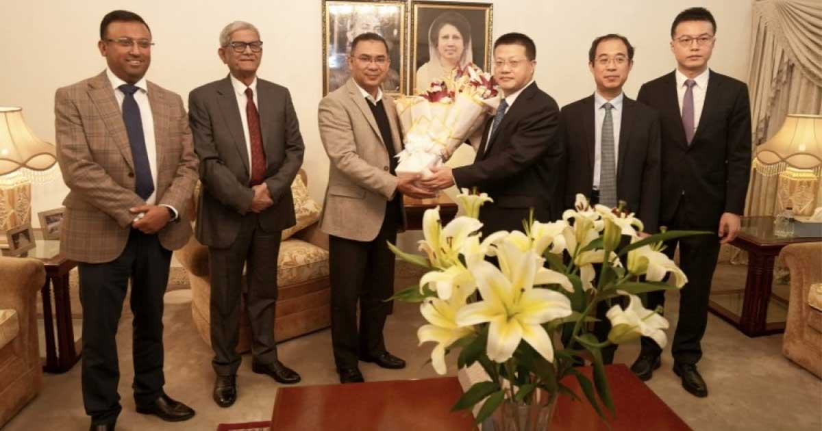 তারেক রহমান–চীনা রাষ্ট্রদূত বৈঠক