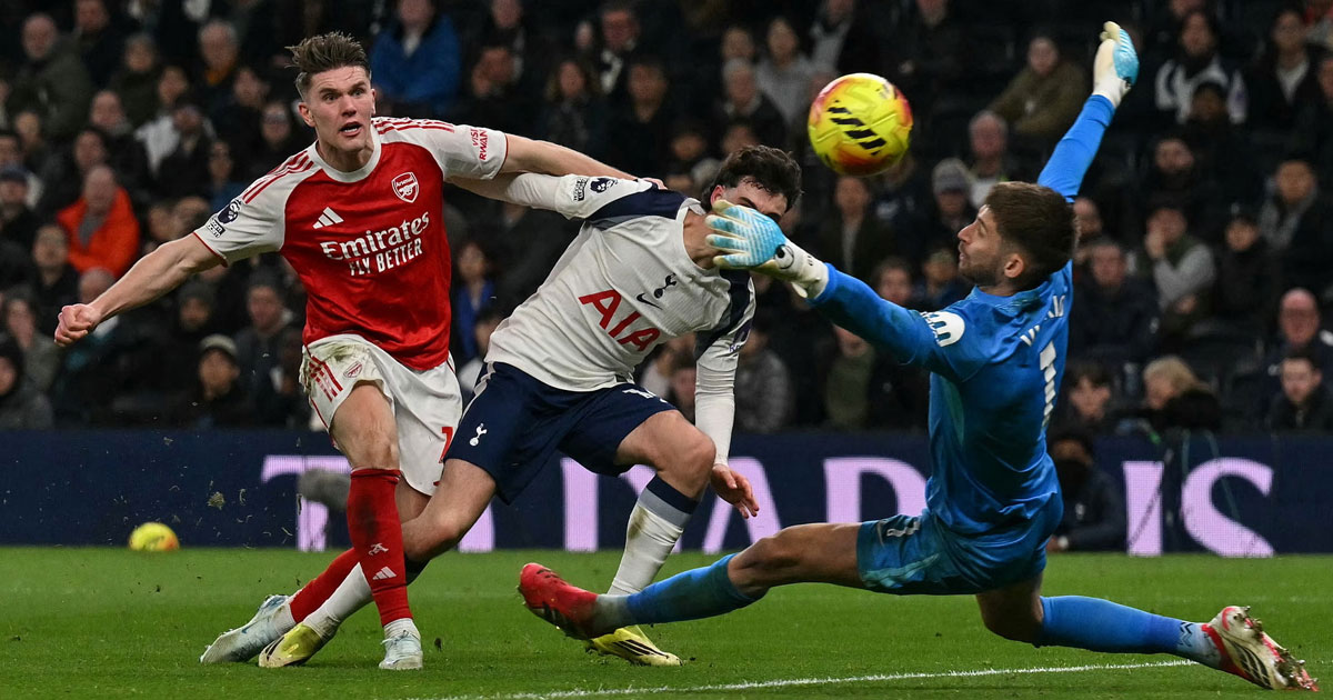 টটেনহ্যামকে বিধ্বস্ত করে ঘুরে দাঁড়াল আর্সেনাল