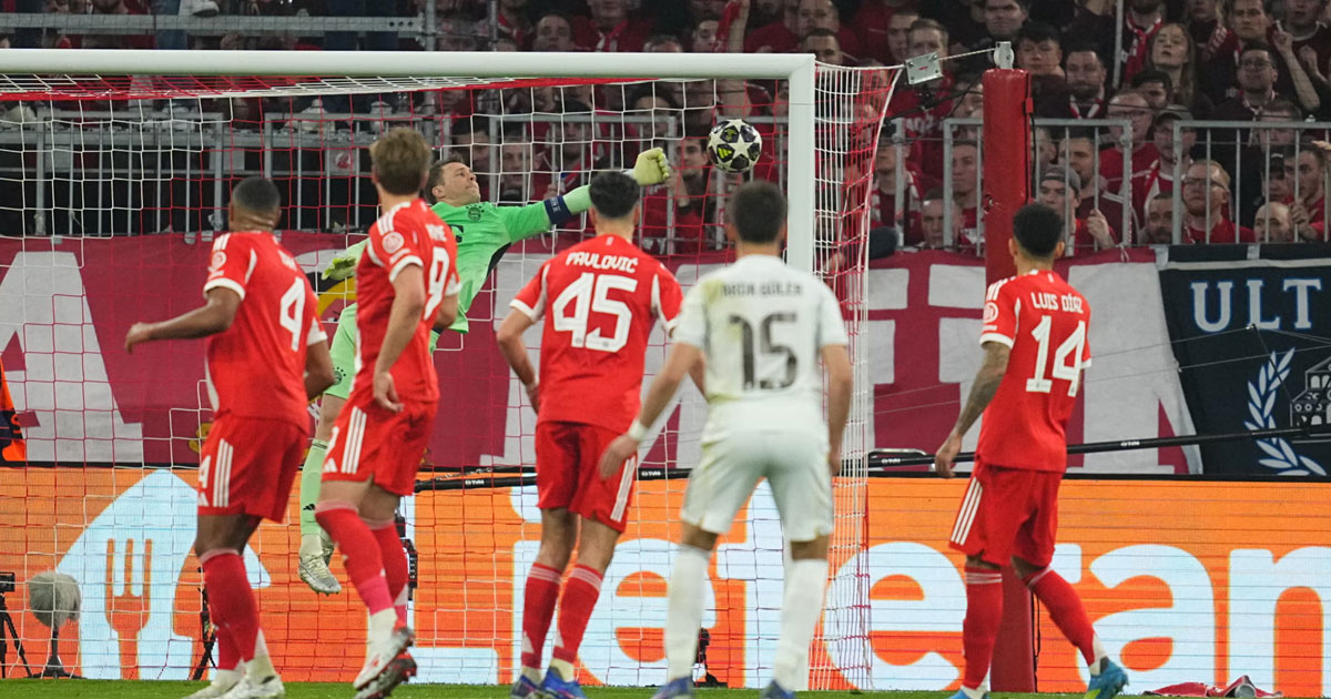 শেষ মুহূর্তের গোলে রিয়ালকে হারিয়ে সেমিতে বায়ার্ন