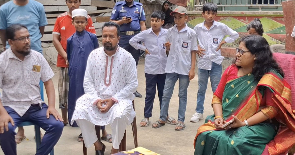 যুক্তরাষ্ট্রে নিহত বৃষ্টির বাড়িতে ডিসি-ইউএনওর সমবেদনা