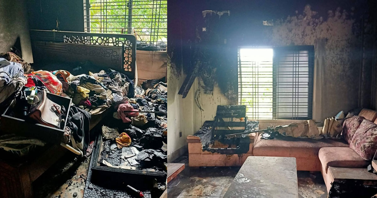 কুড়িগ্রামে চিকিৎসকের বাড়িতে চুরি ও অগ্নিসংযোগ