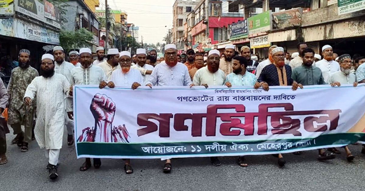 গণভোটের রায় বাস্তবায়ন না করে সরকার প্রতারণা করছে: তাজউদ্দিন খান এমপি