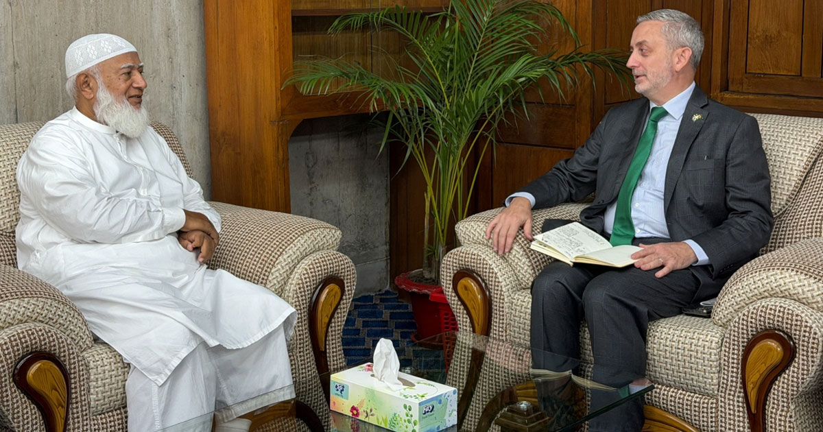 ডা. শফিকুর রহমানের সঙ্গে ইউরোপীয় ইউনিয়নের রাষ্ট্রদূতের সৌজন্য সাক্ষাৎ