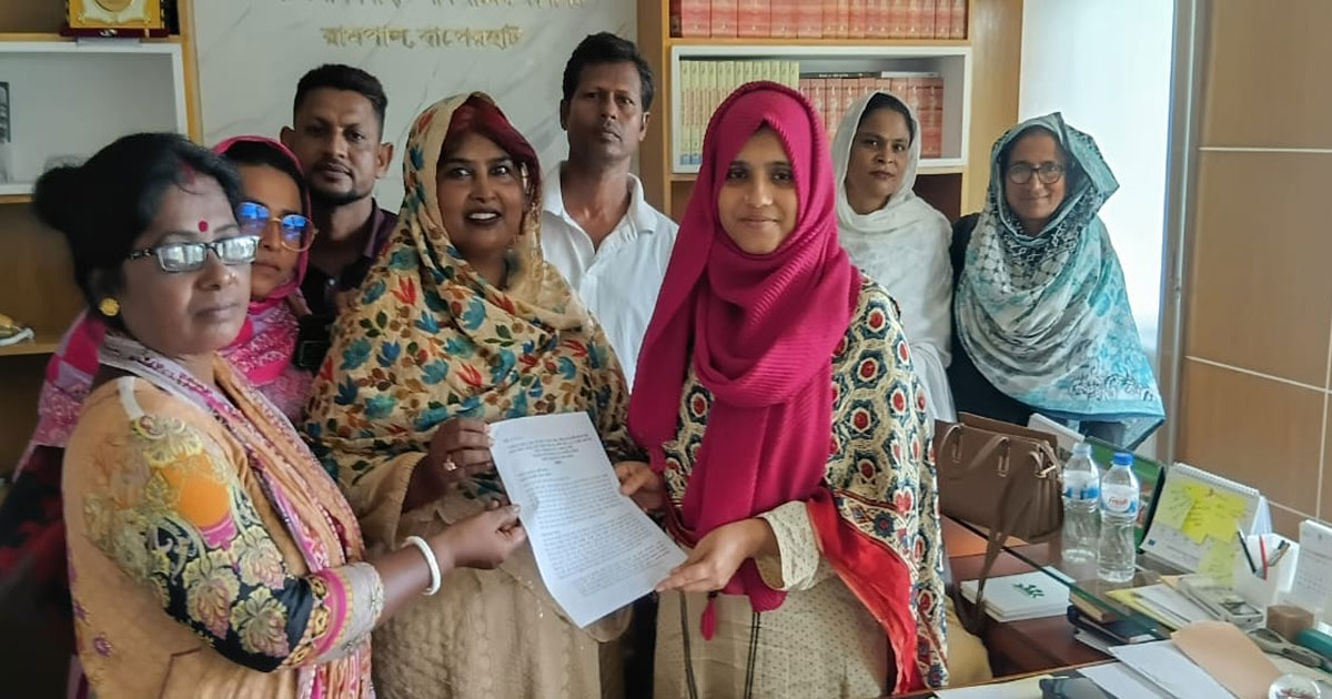 রামপালে দলিত ও প্রান্তিক জনগোষ্ঠীর উন্নয়নে অর্থ বরাদ্দের দাবিতে স্মারকলিপি