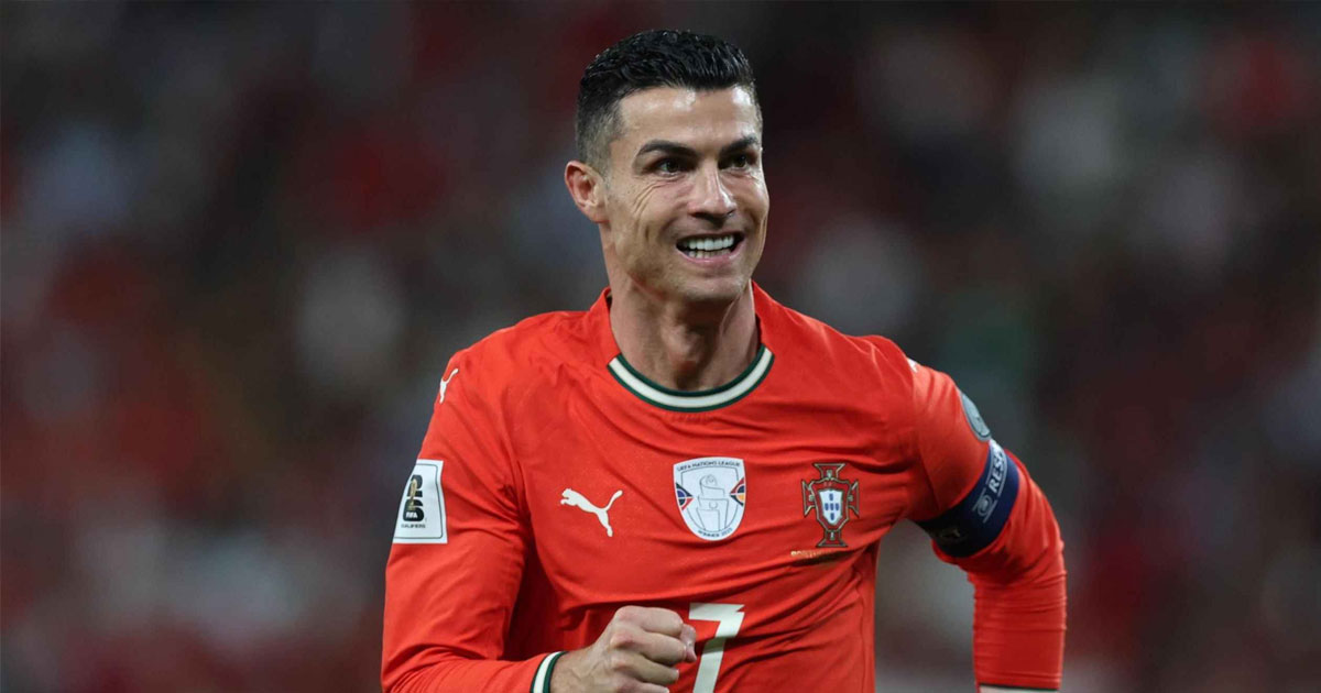 ইতিহাস গড়ে পর্তুগালের বিশ্বকাপ দলে রোনালদো